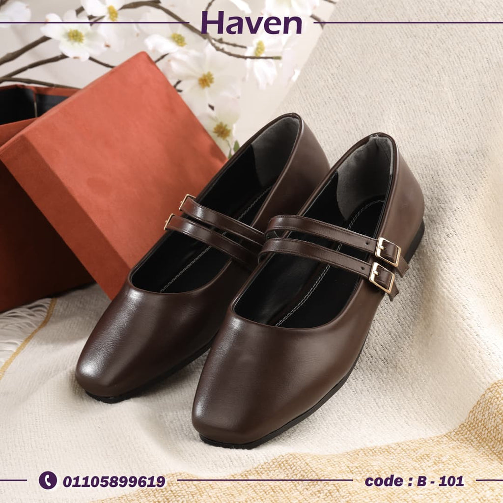 B-101 باليرينا لون بني