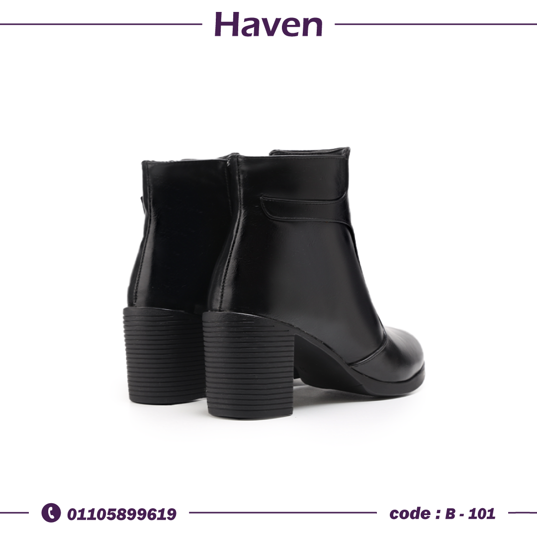 BO-766 هاف بوت لون أسود