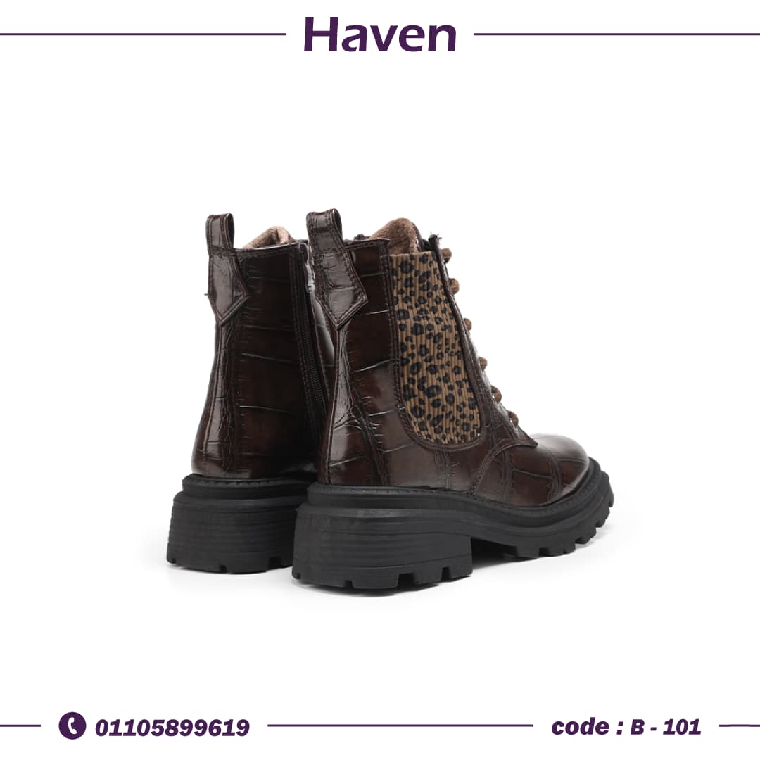 BO-765 هاف بوت لون بني