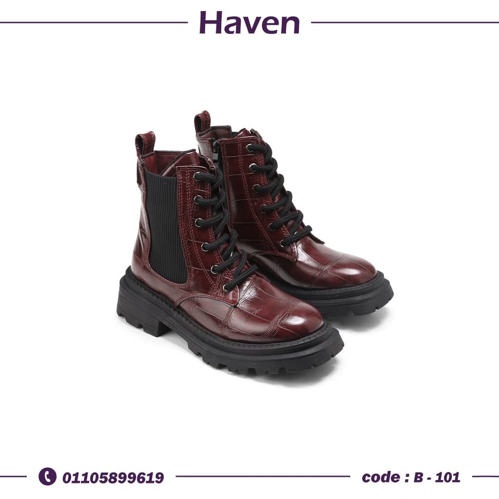 BO-765 هاف بوت لون برجندي