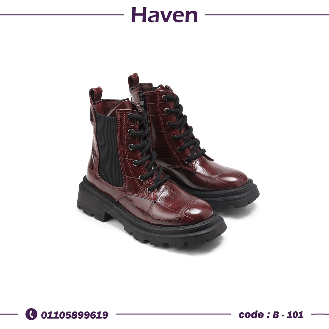 BO-765 هاف بوت لون برجندي