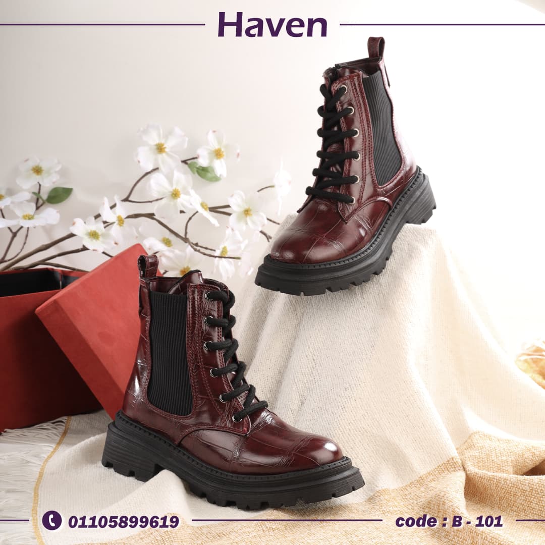 BO-765 هاف بوت لون برجندي