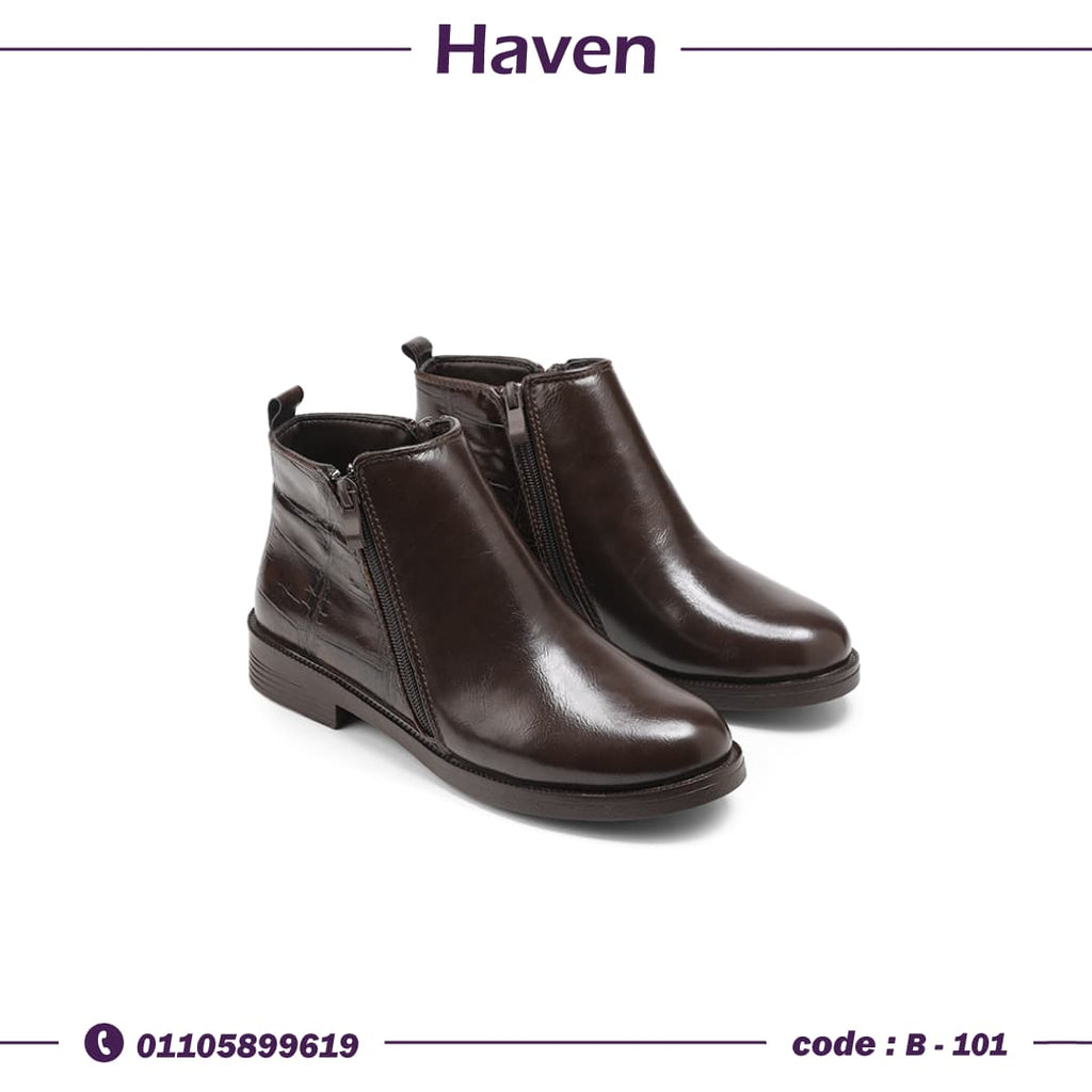 BO-767 هاف بوت لون بني