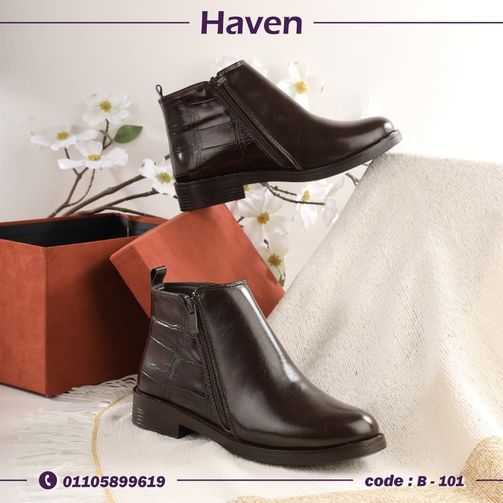 BO-767 هاف بوت لون بني