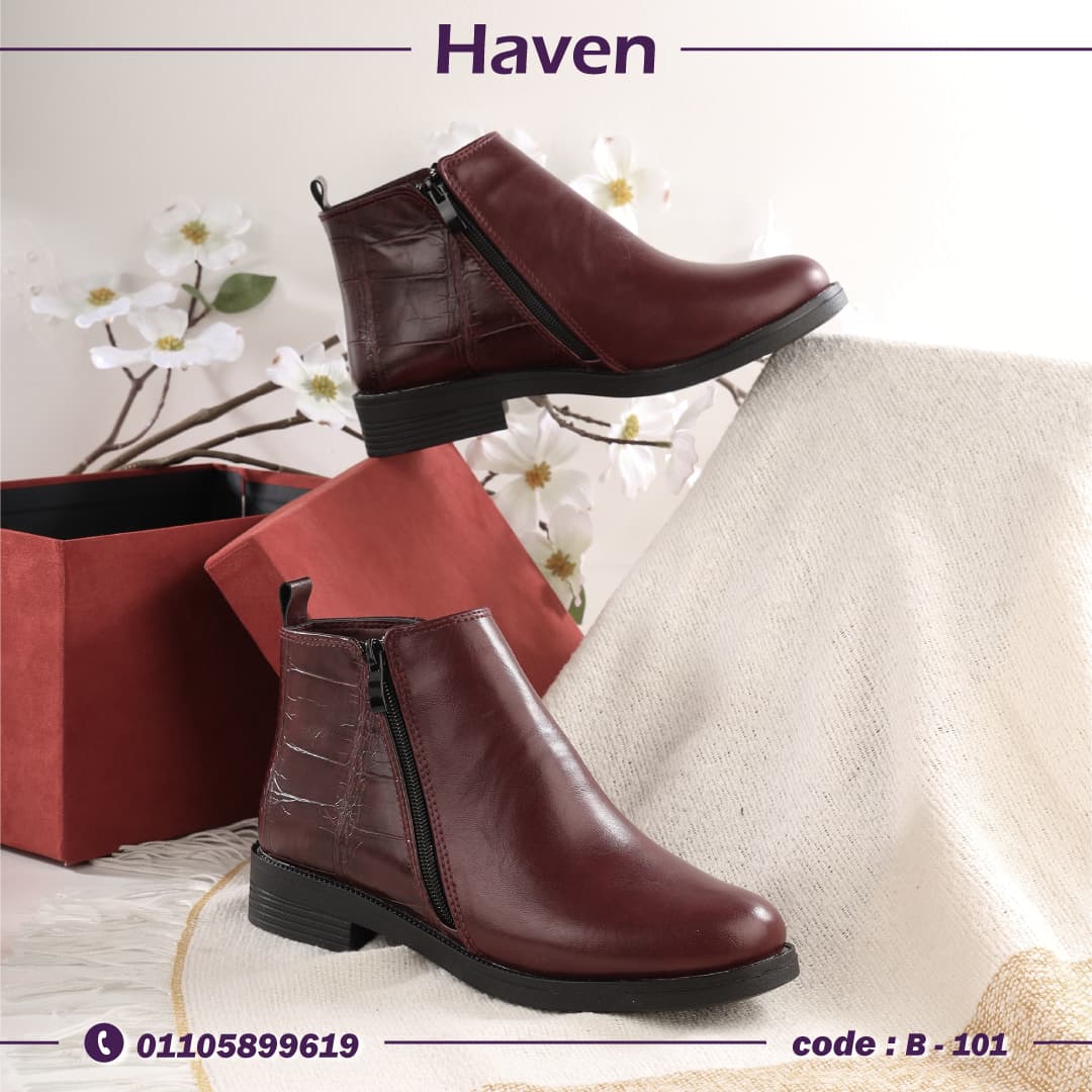 BO-767 Half Boot Burgundy